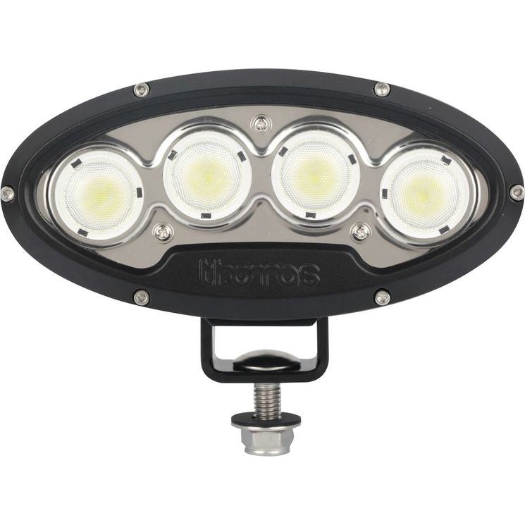 Phare de travail LED ovale, pour tracteur CASE IH, FORD, NEW HOLLAND, JOHN DEERE, 7000 lumens, 40°, THOMAS LED