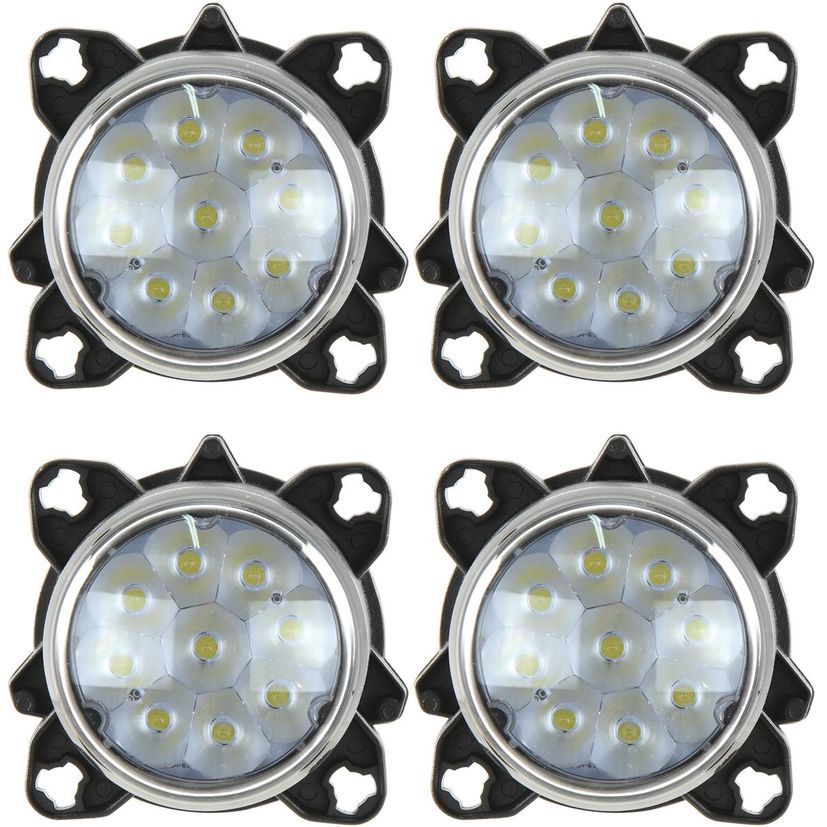 Kit 4 phares de travail avant LED ronds, droite et gauche, pour tracteur MASSEY FERGUSON, 4050 Lumens