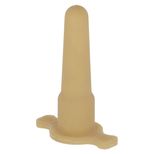 Lot de 10 tétines pour bouteille, caoutchouc beige 100mm, 14198, KERBL