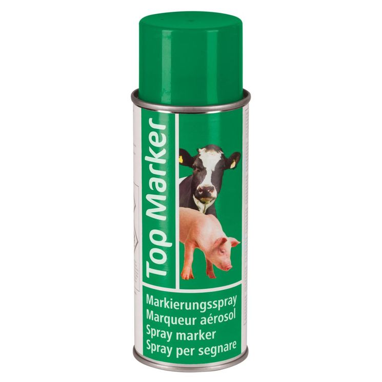 Spray de marquage Topmarker vert, aerosol 500 ml