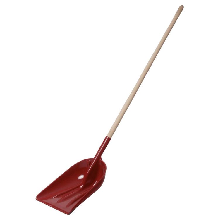 Pelle multifonction rouge plastique, avec manche 120 cm, KERBL