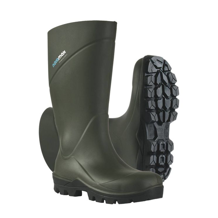 Bottes de travail NORAMAX Non Safety, vert olive, taille de 36 à 49