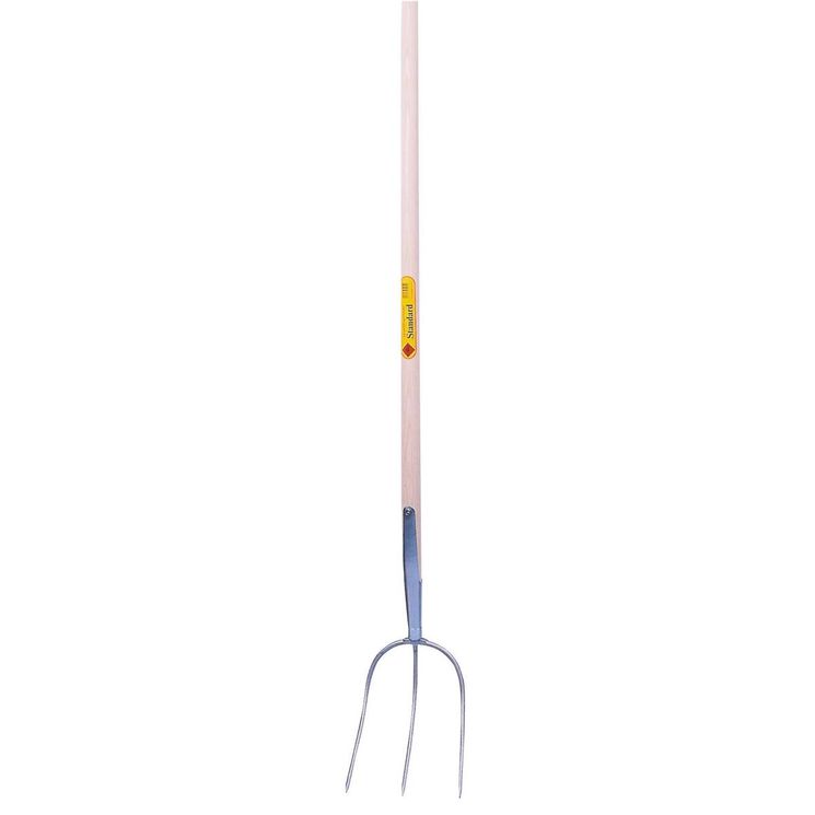 Fourche Abt Standard à fourrage 3 dents 26x20 cm avec manche en frêne non laqué 135 cm, KERBL