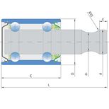 Roulement pour semoir HORSCH, 00310131, pièce interchangeable