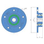 Moyeu agricole IL20-82/5T-B16, 5 trous, UNIVERSEL