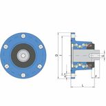 Moyeu agricole IL40-100/6T-M20x1.5, 6 trous, UNIVERSEL