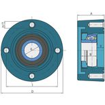 Roulement LSGR 205 FS, D.99x25MM, UNIVERSEL