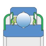 Roulement pour semoir AMAZONE, CA095, pièce interchangeable