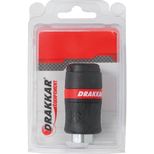 Raccord rapide femelle de sécurité passage d'air 8mm filetage femelle 3/8", DRAKKAR