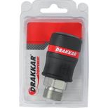 Raccord rapide femelle de sécurité passage d'air 11mm filetage mâle 3/4", DRAKKAR