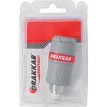 Raccord rapide femelle passage d'air 8mm filetage mâle 3/8", DRAKKAR