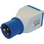 Adaptateur compact CE17 et prise femelle 2P+T, prise normalisée 240V