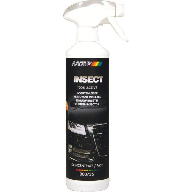 Nettoyant insectes pour carrosseries, flacon spray de 500 ml