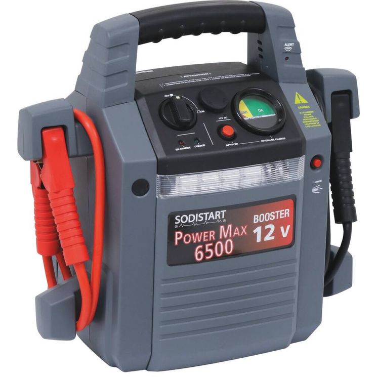 Booster portable 12V, démarrage en crête 2250A, SODISTART