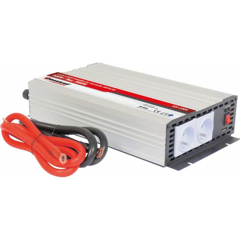 Convertisseur 12V DC/230V AC - 3000W max, onde sinusoïdale modifiée, DRAKKAR