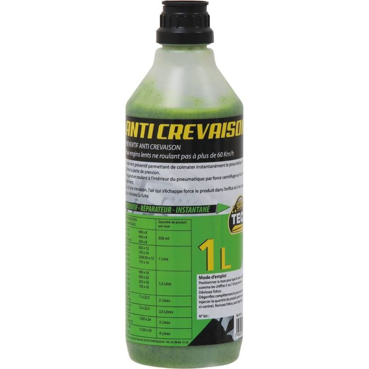 Produit anti crevaison, 1 litre