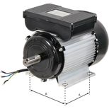 Moteur électrique 3CV, 230V, arbre Ø24 mm, 130x140 mm