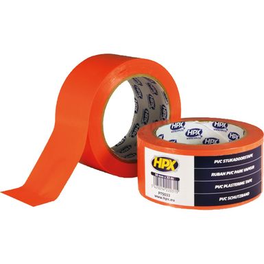 Ruban PVC orange de protection 75mm x 33m