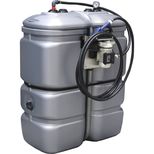 Cuve de stockage AdBlue 1000 litres, PEHD double paroi, avec kit station 230V et pistolet automatique 34 l/min, DRAKKAR