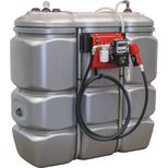 Cuve de stockage Gasoil, Fuel, GNR, PEHD 1500 litres double paroi, 60 l/min, DRAKKAR