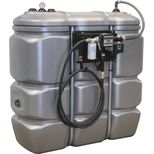 Cuve de stockage PEHD 1500 litres double paroi, 70 l/min, PIUSI