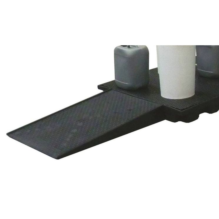 Rampe d'accès 100% polyéthylène pour plate forme hauteur 150 mm, DRAKKAR