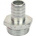 Raccord cannelé acier 1"3/4 pour tuyau de 19 mm