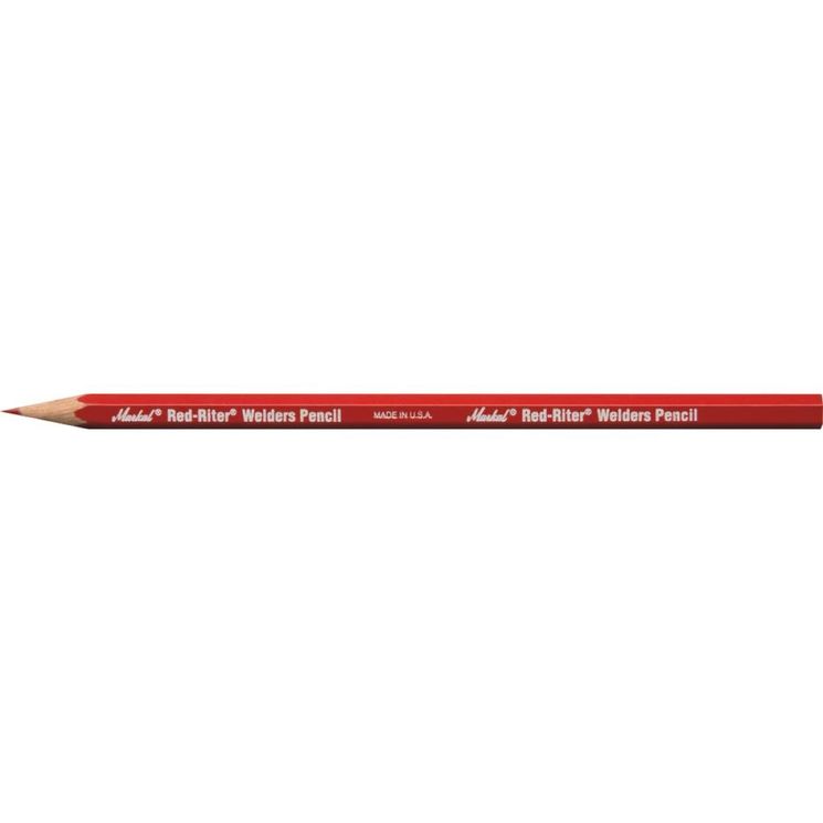 Crayon de marquage avant soudure rouge 18 cm, MARKAL