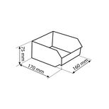 Casier gerbable de 4, 6, 9 et 12 tiroirs, en différentes dimensions, UNIVERSEL