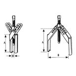 Extracteur extérieur autoserrant 125x70, 120x125, DRAKKAR