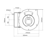 Enrouleur électrique automatique puissance 1600W - 3000W, câble 3G2,5 mm² 10 mètres