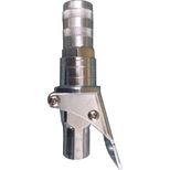 Agrafe hydraulique compacte pour graisseur, connexion rapide, taraudage M10x100, filetage 1/8" NPT (F)