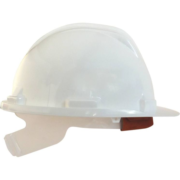 Casque de chantier 1000V, protection électrique EN50365, blanc, réglage de 54 à 65 cm