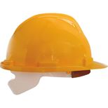 Casque de chantier 1000V, protection électrique EN50365, jaune, réglage de 54 à 65 cm