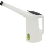 Broc verseur 2 litres gradué translucide avec couvercle à clipser et bec flexible