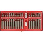 Coffret de 40 embouts XZN - Hexagonal - Torx, 30 mm et 75 mm de longueur, DRAKKAR