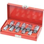 Coffret de 10 douilles tournevis 1/2 avec embout hexagonal de 4 à 19 mm, DRAKKAR