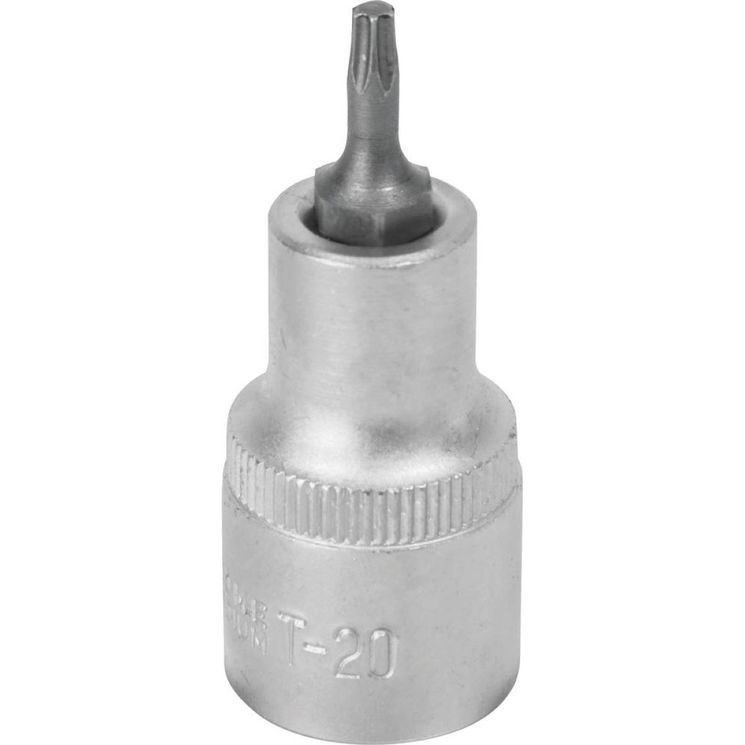 Douille tournevis 1/2 avec embout Torx T20, longueur 55 mm, DRAKKAR