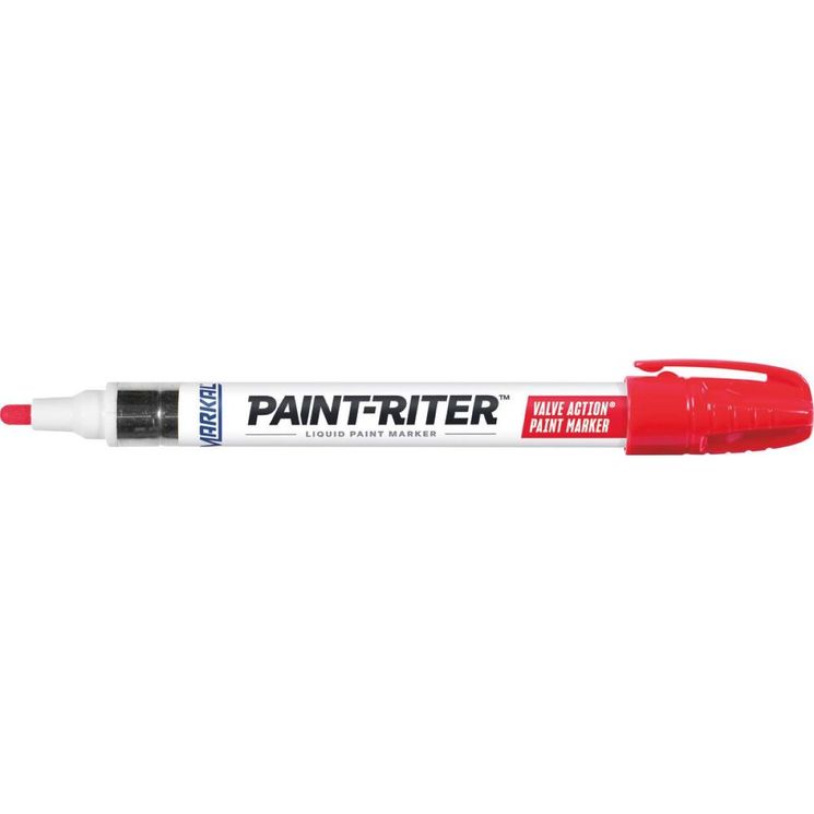 Feutres à peinture liquide marquage permanent 2-4 mm, rouge, MARKAL