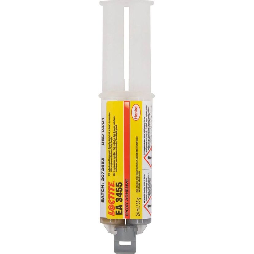 Résine poxymatic aluminium EA3455, seringue 24 ml, LOCTITE