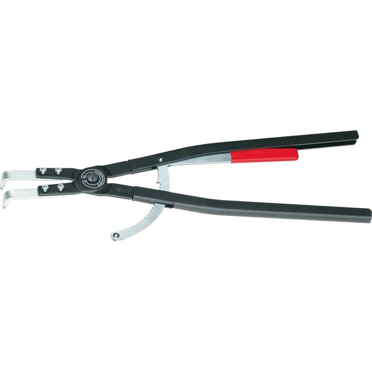 Pince pointes coudées à 90°C pour circlips intérieurs, diamètre 122-300 mm, 590 mm, KNIPEX, 44 20 J51