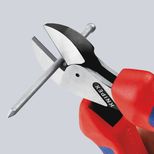 Pince coupante entrepassée X Cut, pour fil Ø2,2 mm, longueur 160 mm, KNIPEX, 73 02 160 SB