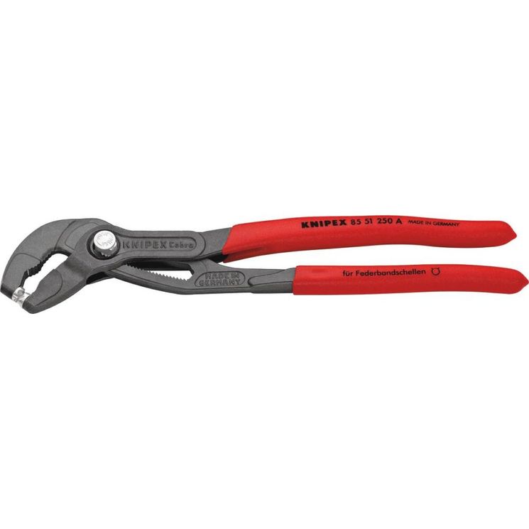 Pince à colliers autoserrants, diamètre 70 mm, longueur 250 mm, KNIPEX, 85 51 250 A