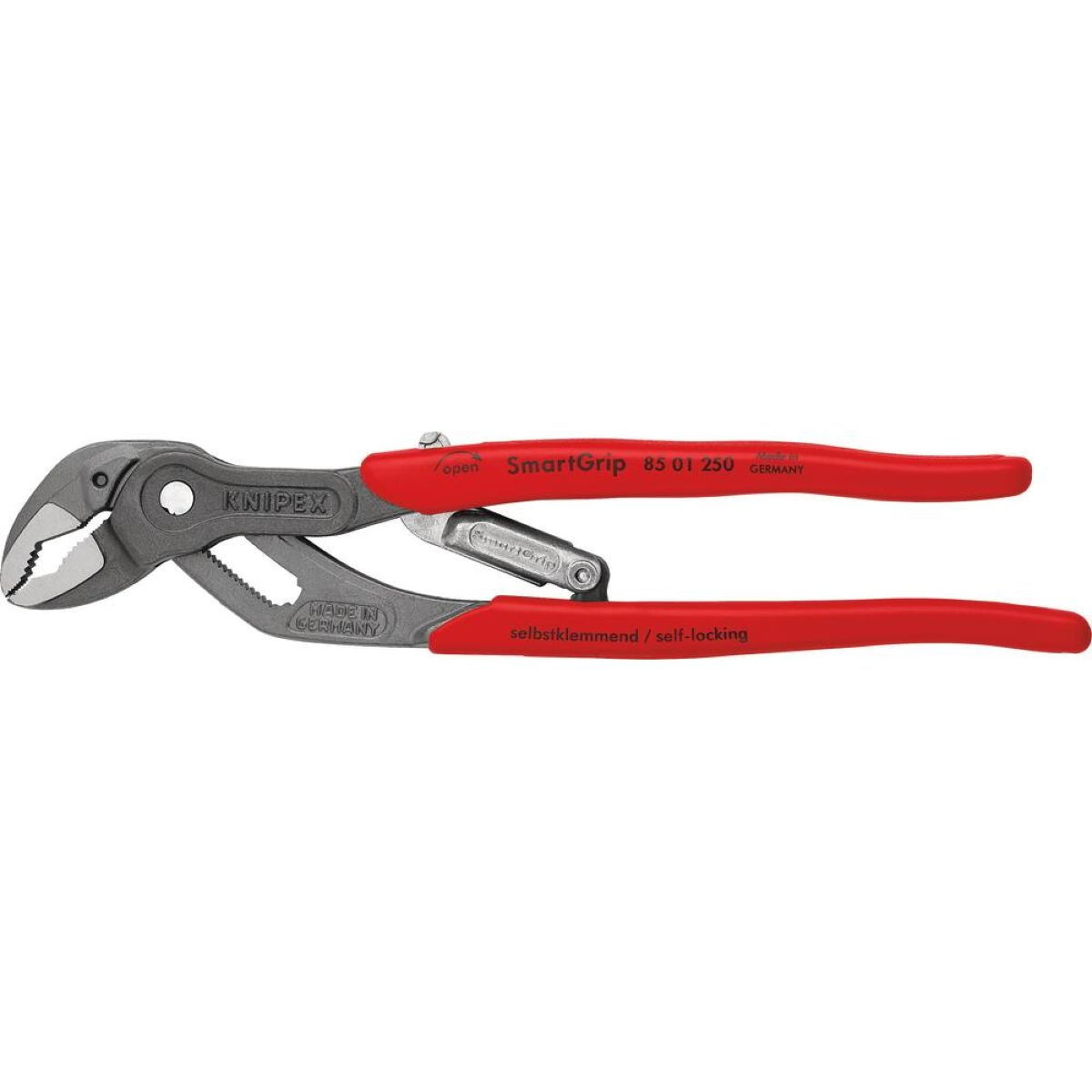 Pince multiprise auto-ajustable SmartGrip®, serrage sur tubes 32 mm, 250 mm, KNIPEX, 85 01 250 SB