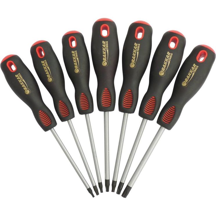 Jeu de 7 tournevis Torx de T10 à T40, DRAKKAR