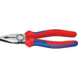 Pince universelle, Ø du fil acier 2,2 mm, Ø du fil clou 3,4 mm, 180 mm, KNIPEX, 03 02 180