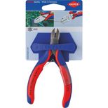 Pince coupante de côté pour électronique, capacité de coupe Ø 1,6-1,2-0,6 mm, KNIPEX, 77 02 115 SB