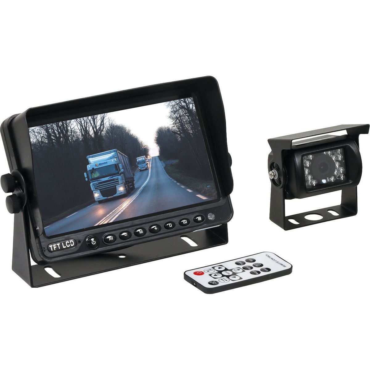 Kit véhicules 4 caméras HD + écran couleur 7″ – Recul et surveillance sans- fil
