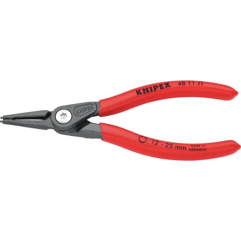 Pince pour circlips intérieur, circlips  Ø12-25 mm, KNIPEX, 48 11 J1