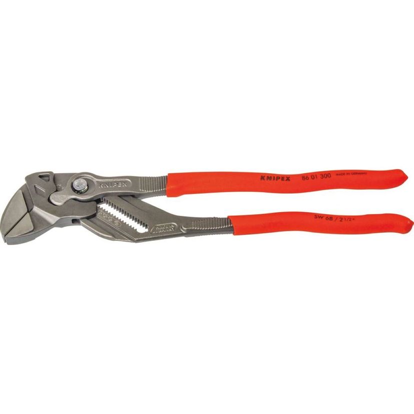 Pince clé atramentisée brevetée ouverture 52 mm, KNIPEX 86 01 300